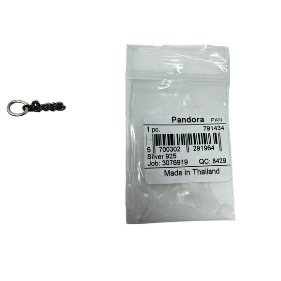 Pandora Signature of Love Dangle Charm S925ALE Clear Zirconia 791428CZ - Picture 3 of 3